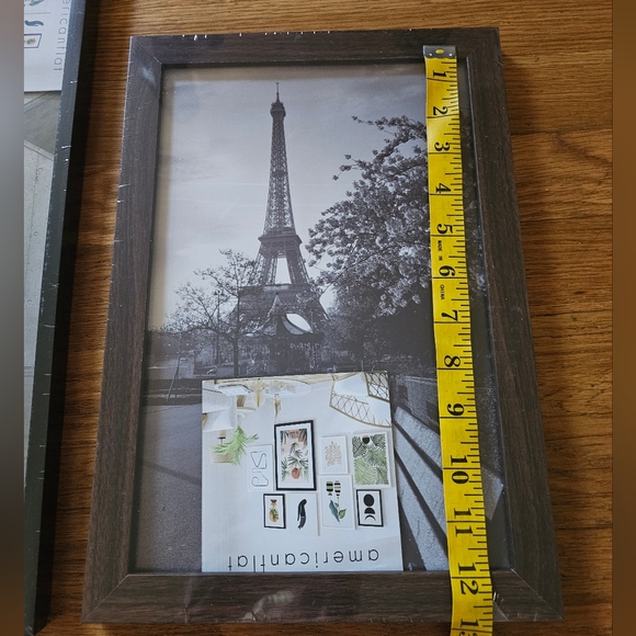 Americanflat Black Picture Frame Bundle of Qty 2 New In Package 8x12 & 8x16 - Picture 4 of 8